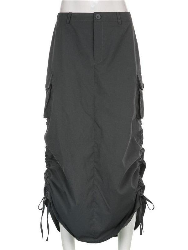 Fairy Grunge Parachute Maxi Skirt