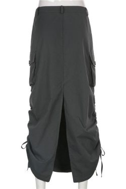 Fairy Grunge Parachute Maxi Skirt