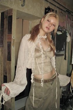 Fairy Grunge Ruffled Crop Cardigan