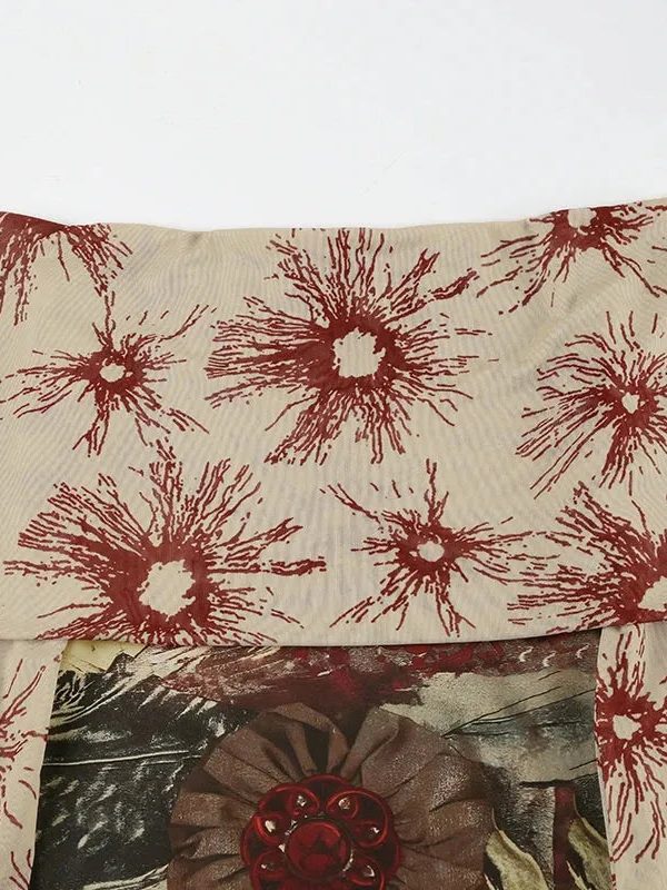 Fairycore Bohemian Off Shoulder Top