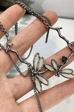 Fairycore Dragonfly Necklace