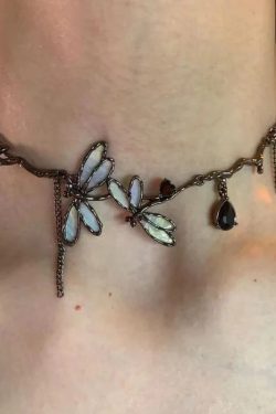 Fairycore Dragonfly Necklace