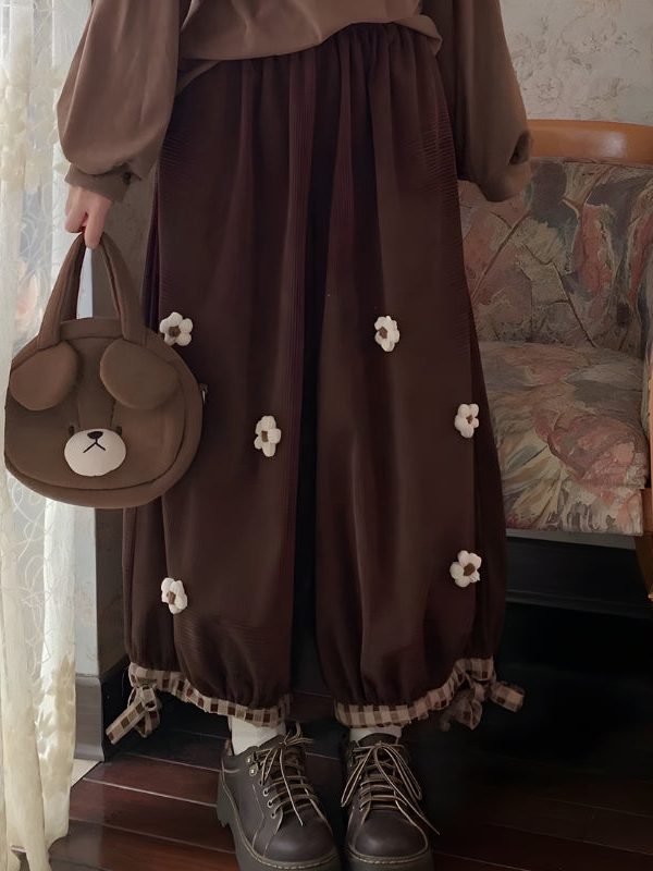 Fairycore Floral Pants