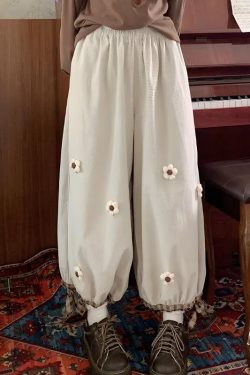 Fairycore Floral Pants