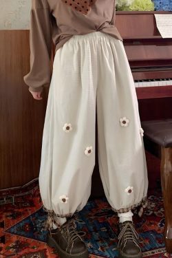 Fairycore Floral Pants