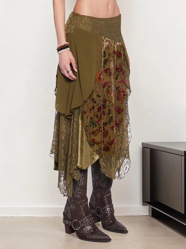 Fairycore Layered Midi Skirt