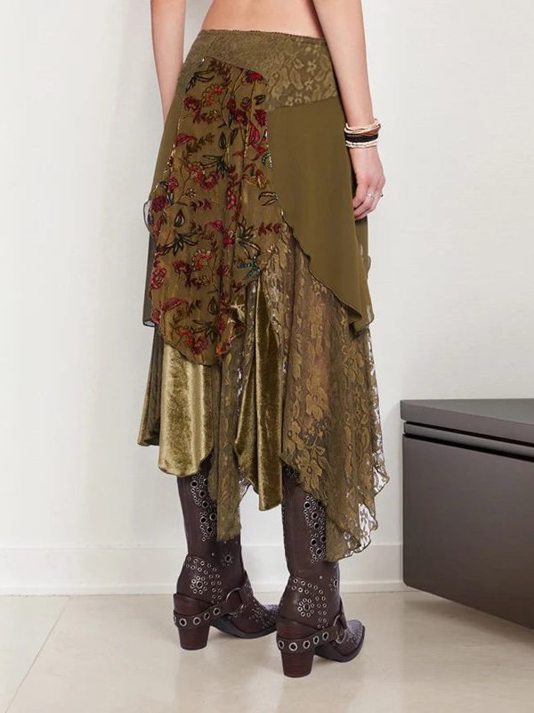 Fairycore Layered Midi Skirt