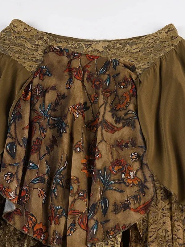 Fairycore Layered Midi Skirt