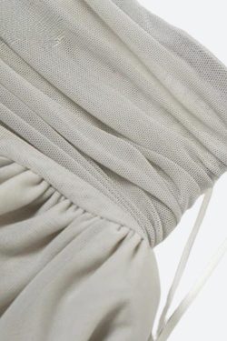 Fairycore Mesh Ruffled Top & Mini Skirt Two Piece Set