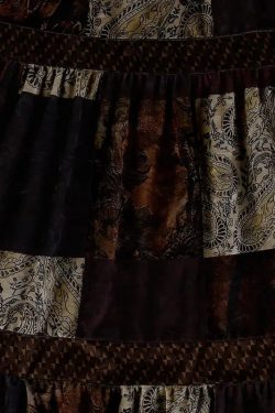 Fairycore Patchwork Maxi Skirt