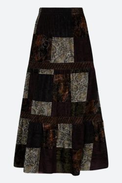 Fairycore Patchwork Maxi Skirt