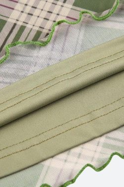 Fairycore Plaid Maxi Skirt