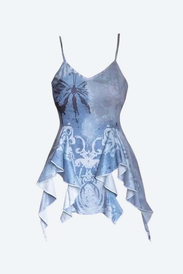 Fairycore Ruffled Top