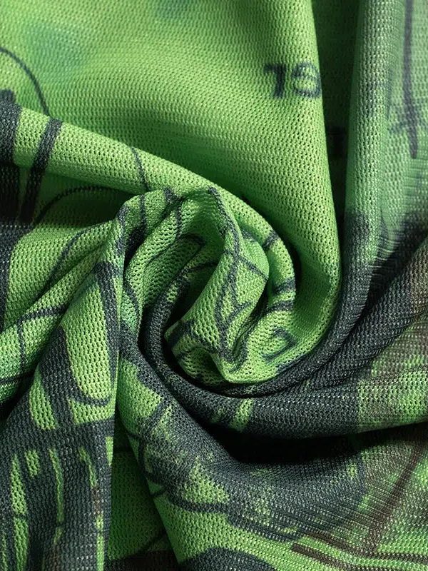 Fairycore Slit Mesh Crop Top