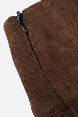 Fairycore Suede Mini Skirt