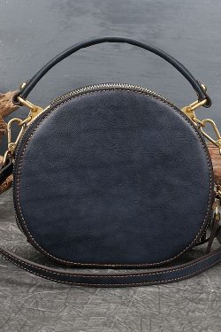 Fashion Black The Sunflowers Jacquard Calf Leather Messenger Bag