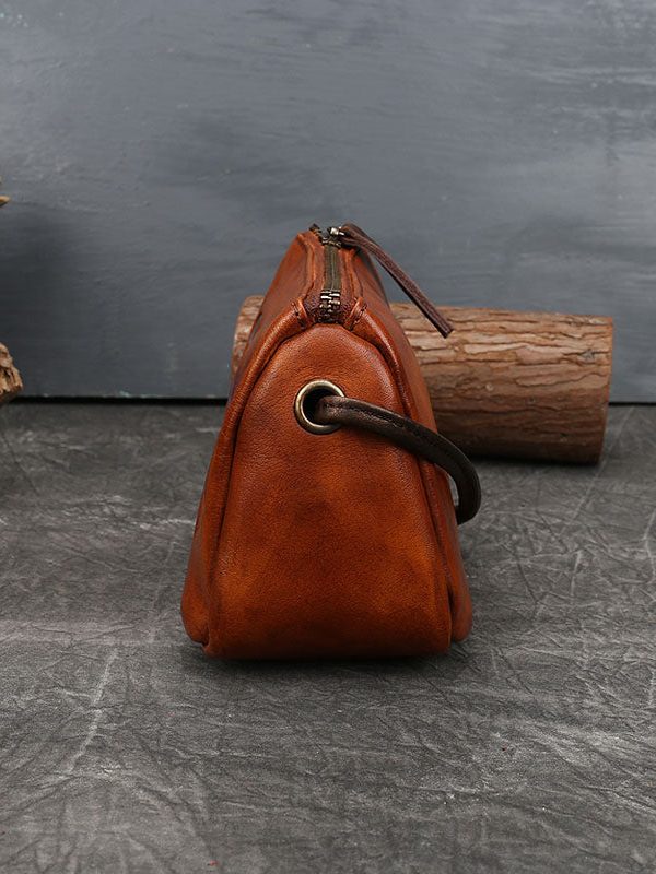 Fashion Brown Multicolour Feather Embossing Calf Leather Satchel Handbag