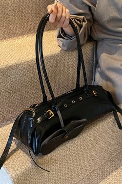 Fashion Coffee Durable Faux Leather Hobo Bag