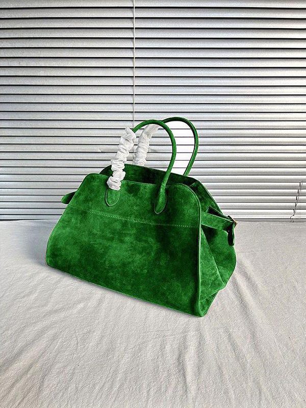 Fashion dark blue Large Capacity Suede Tote Handbag