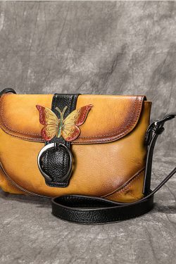 Fashion Green Animal pattern Paitings Calf Leather Satchel Handbag