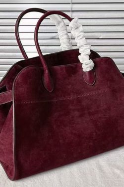 Fashion Green Large Capacity Suede Tote Handbag