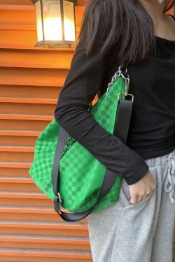 Fashion Green Large Capacity Velour Satchel Bag Handbag