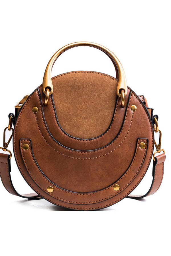 Fashion Green Suede Patchwork Faux Leather Satchel Handbag