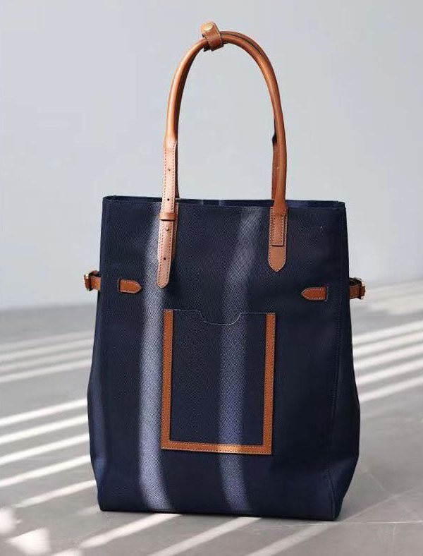 Fashion Khaki Large Capacity Satchel Bag Handbag