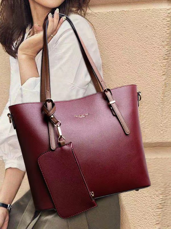 Fashion Mulberry Large Capacity Calf Leather Tote Handbag