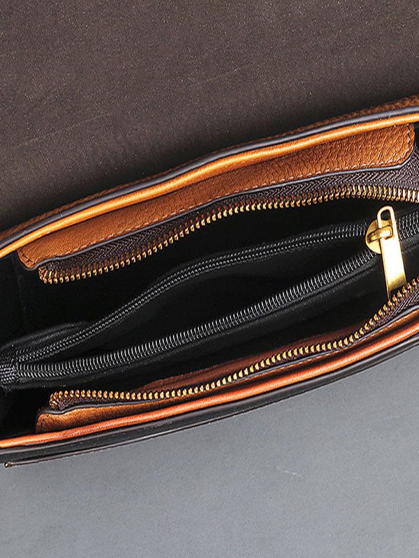 Fashion Red Rub color Paitings Calf Leather Satchel Handbag