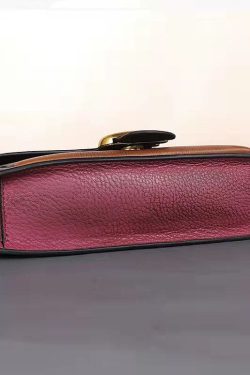 Fashion Red Rub color Paitings Calf Leather Satchel Handbag