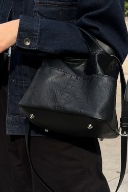 Fashion Versatile Brown Faux Leather Tote Handbag