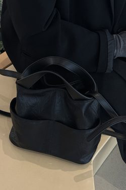 Fashion Versatile Brown Faux Leather Tote Handbag