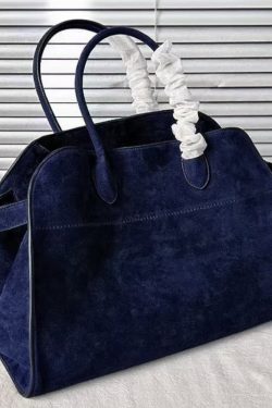 Fashion Yellow Large Capacity Suede Tote Handbag