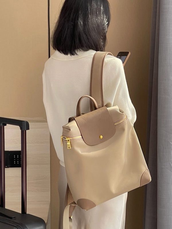 Fashionable Korean Version Lightweight Nylon Cloth Backpack