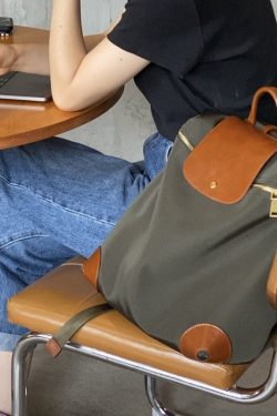 Fashionable Korean Version Lightweight Nylon Cloth Backpack