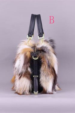Fashionable Versatile Fuzzy Fur Fluffy Tote Handbag