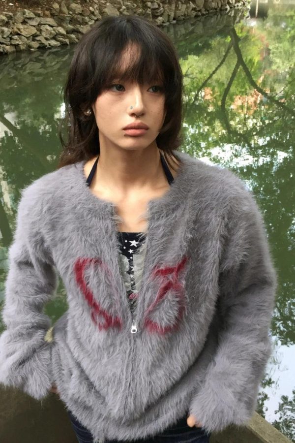 Faux Fur Cardigan