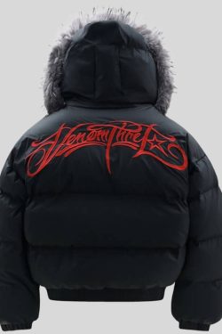 Faux Fur Hooded Puffer Jacket