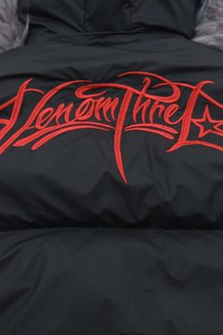 Faux Fur Hooded Puffer Jacket