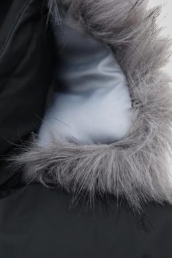 Faux Fur Hooded Puffer Jacket