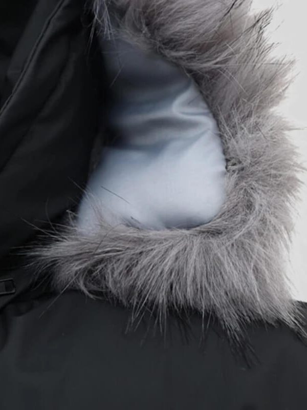 Faux Fur Hooded Puffer Jacket