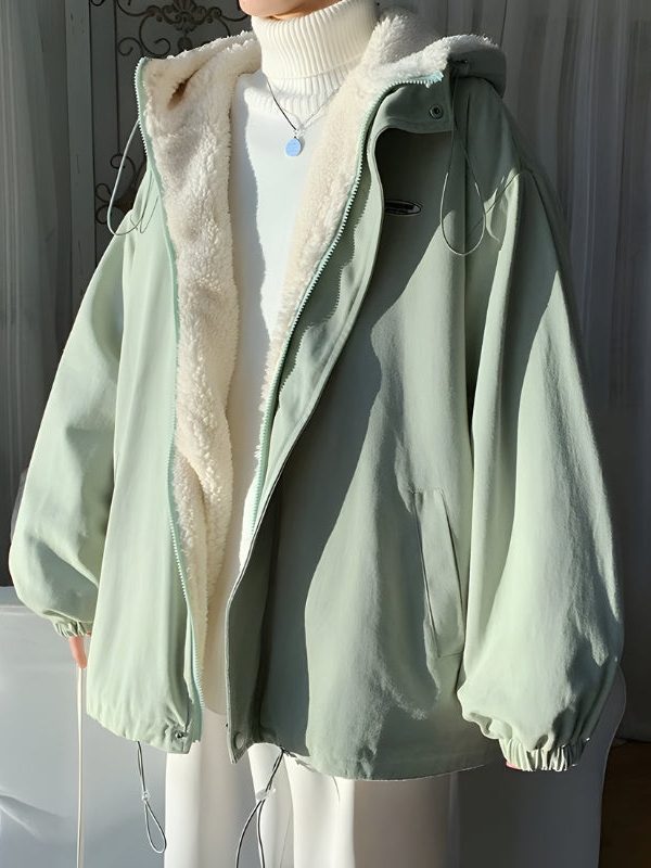 Faux Fur Lined Hooded Jacket