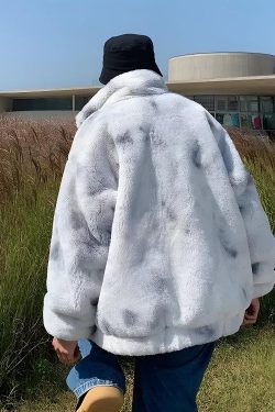 Faux Fur Zip-Up Teddy Jacket