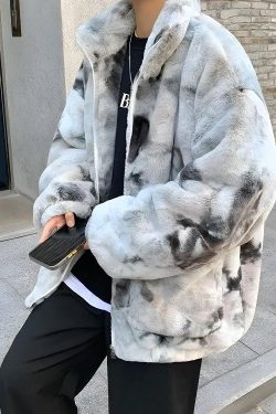 Faux Fur Zip-Up Teddy Jacket