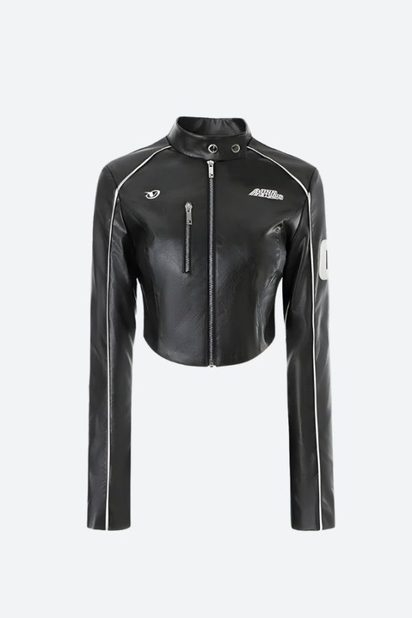 Faux Leather Biker Jacket