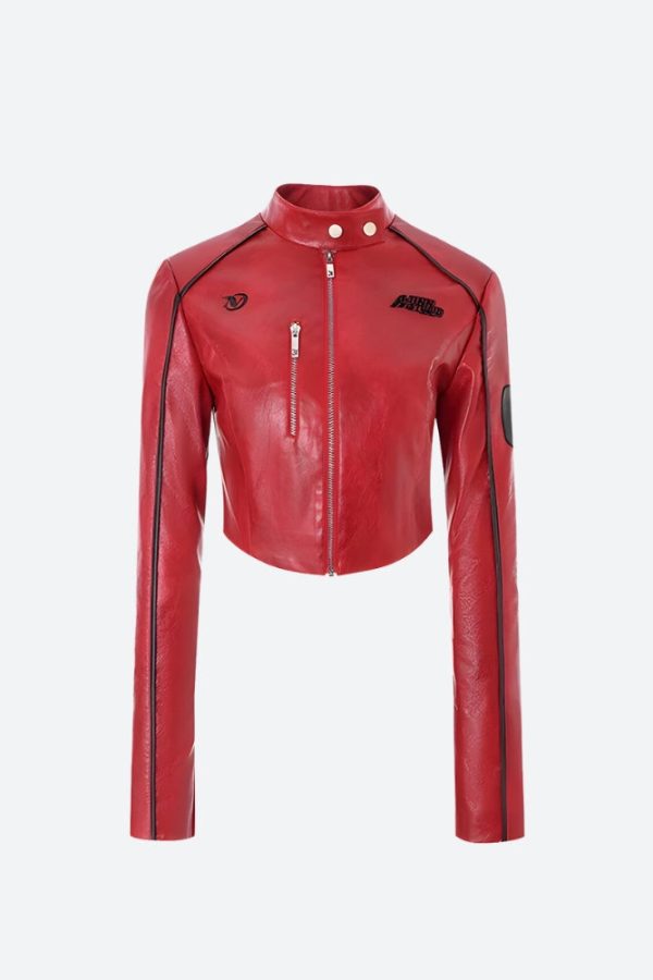 Faux Leather Biker Jacket