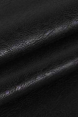 Faux Leather Cargo Pants