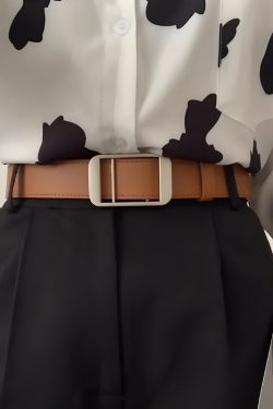 Faux Leather Classic Belt