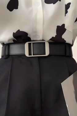 Faux Leather Classic Belt